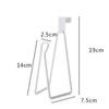 Toilet Roll Paper Holder Organizer Wall Mount Storage Stand Kitchen Bathroom No Drill Tissue Towel Dispenser Stainless