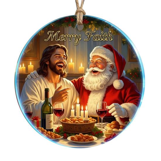 

Рождественское украшение Акриловый Санта Клаус Ура Рождественская елка Подвесное украшение для помещения улицы Окно Стена Дом Вечеринка Праздничный декор B