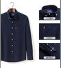 Khmer Oxford Spinning Solid Color Casual Versatile Long Sleeve Shirt