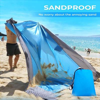 2*2.1m Beach Blanket Waterproof Sandproof Beach Mat Portable Sand Free Mat Durable Picnic Blankets Beach Towel For Adults Kids