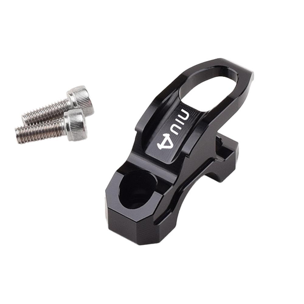 For Niu N1S UQi UQI+S M1s Mqi Nqi Gt Gts N1 N1s 24 Motorcycle Accessories CNC Aluminum Helmet Hook Holder Clamp Bracket Cylinder