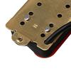 Yibuy 1 Pair Red and Black Invader Humbucker Dual Coil Ceramic Magnet High Output