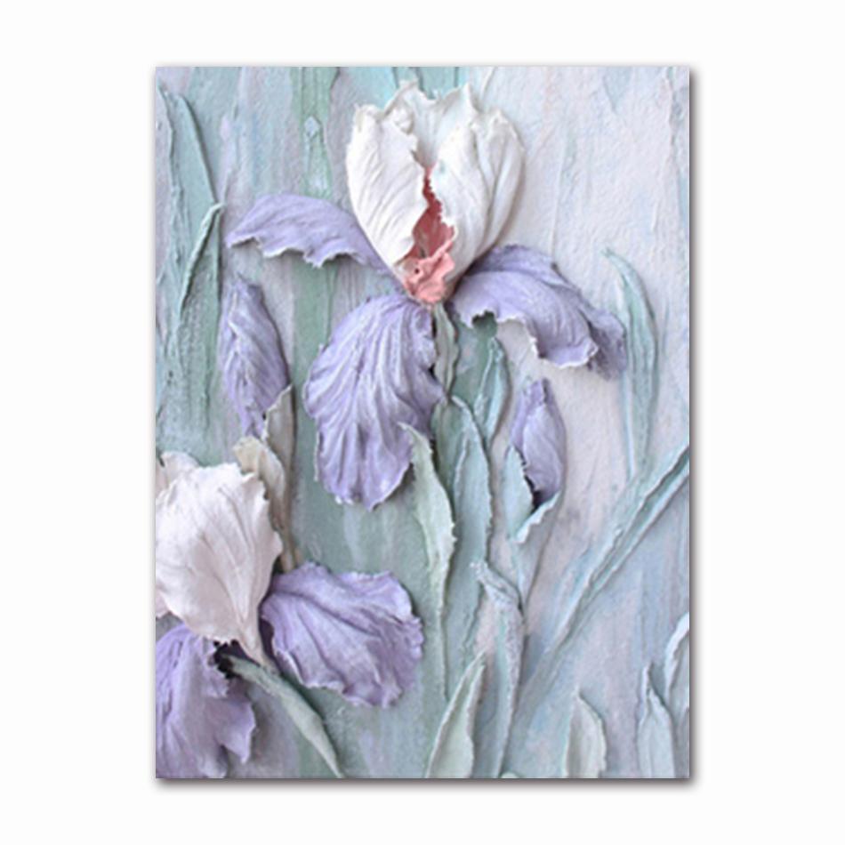 Nordic Modern Flower Poster Home Decoration Scandinavian Canvas Painting Wall Art Poster And Print Murals Living Room Decoration