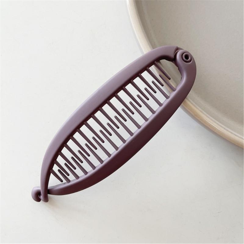 Rutschfester Bananen-Haarclip für Damen Nahtloses Design Harz-Haarnadel für Pferdeschwänze, Dutt und Hochsteckfrisuren