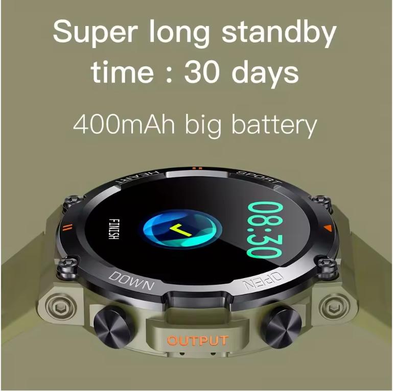 2025  K56Pro Smart Watch for Men Heart Rate Blood Bluetooth Sport 400mAh Long Standby 1.39 Inch 360*360 HD Screen Outdoors Smartwatch