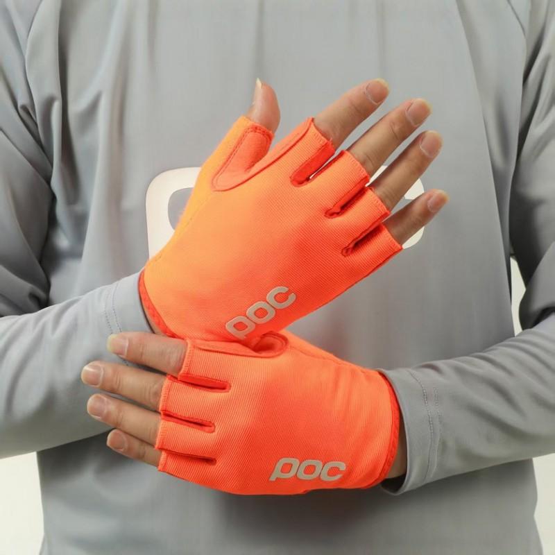 Rękawiczki rowerowe z odkrytymi palcami Sporty outdoorowe Czarne Pomarańczowe Neonowy Różowy S M L XL XXL Unisex Dorosły Sprzęt do jazdy na rowerze