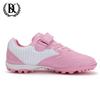 Velcro children's football shoes men's high quality male and female students TF broken nails professional game training shoes