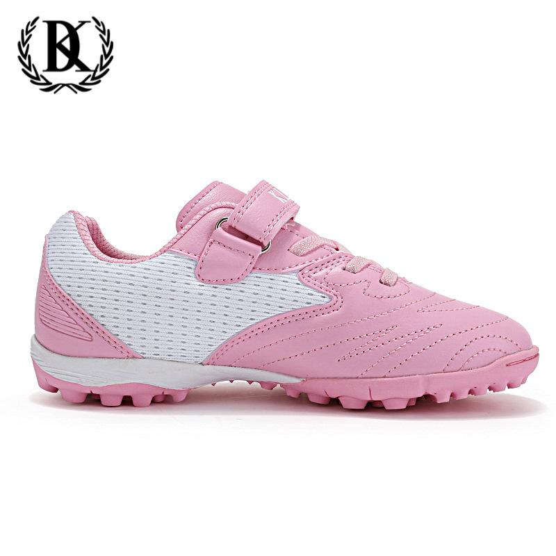 Velcro children's football shoes men's high quality male and female students TF broken nails professional game training shoes