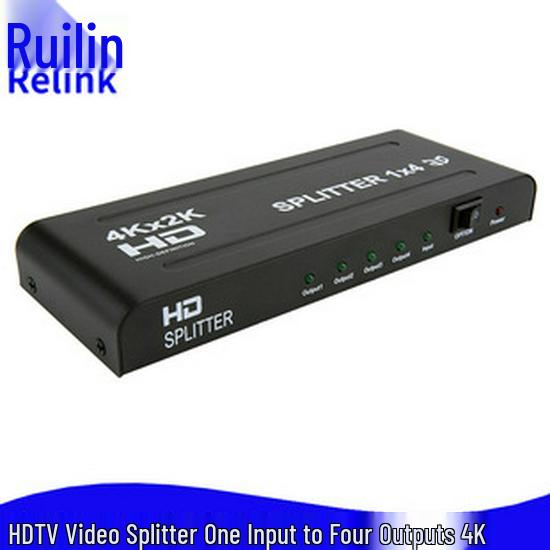 4K HDMI Splitter: 1 Input to 2 Output Screen Sharing Converter