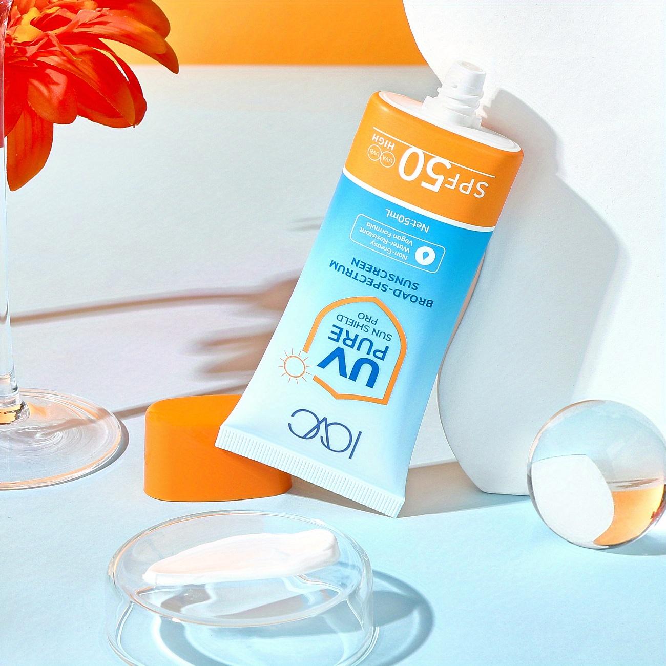 

Солнцезащитный крем SPF50 Защита от УФ-лучей Легкий Увлажняющий Солнечный Блокатор Потостойкий Водостойкий Антиоксидант Солнцезащитный крем Предотвращает Солнечные Ожоги