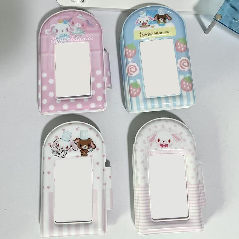 Mignon Album Photo 3 Pouces Porte-Cartes Photo Carte d'Idole Classeur Livre de Collection 32 Poches Livre Album Étui de Rangement pour Cartes Photo