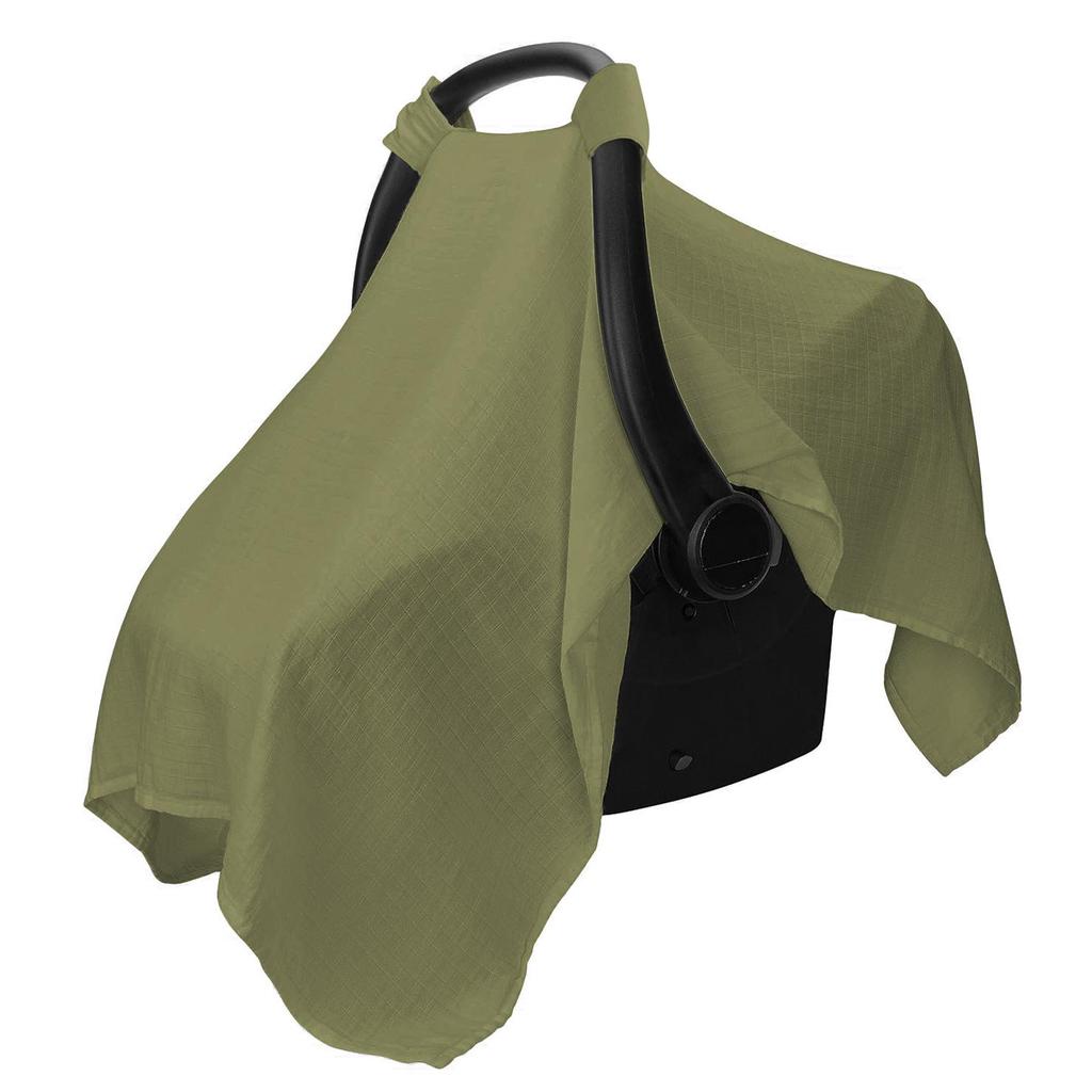 Cotton Yarn Baby Stroller Cover: Lightweight, Breathable Muslin Sunshade