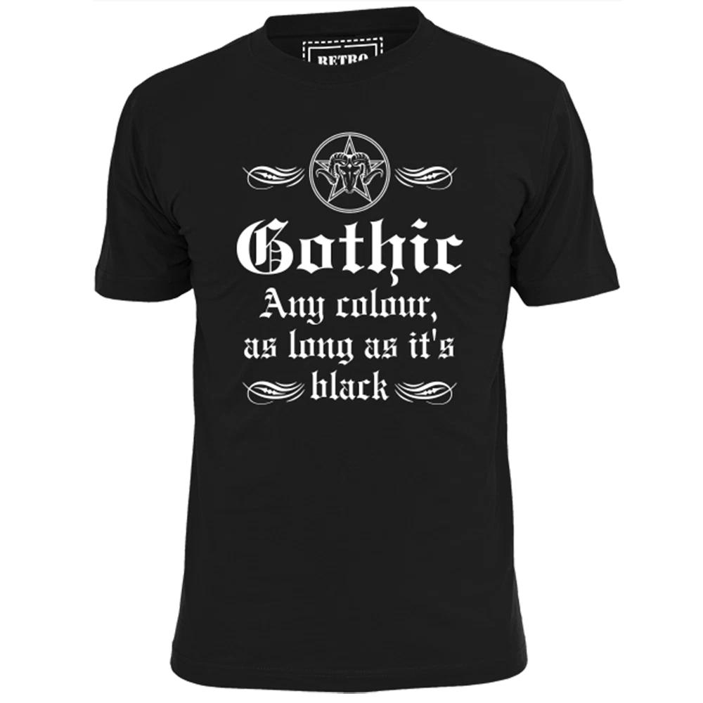 

Мужская готическая футболка любого цвета, черная Metallica Motorhead Maiden Sabbath S
