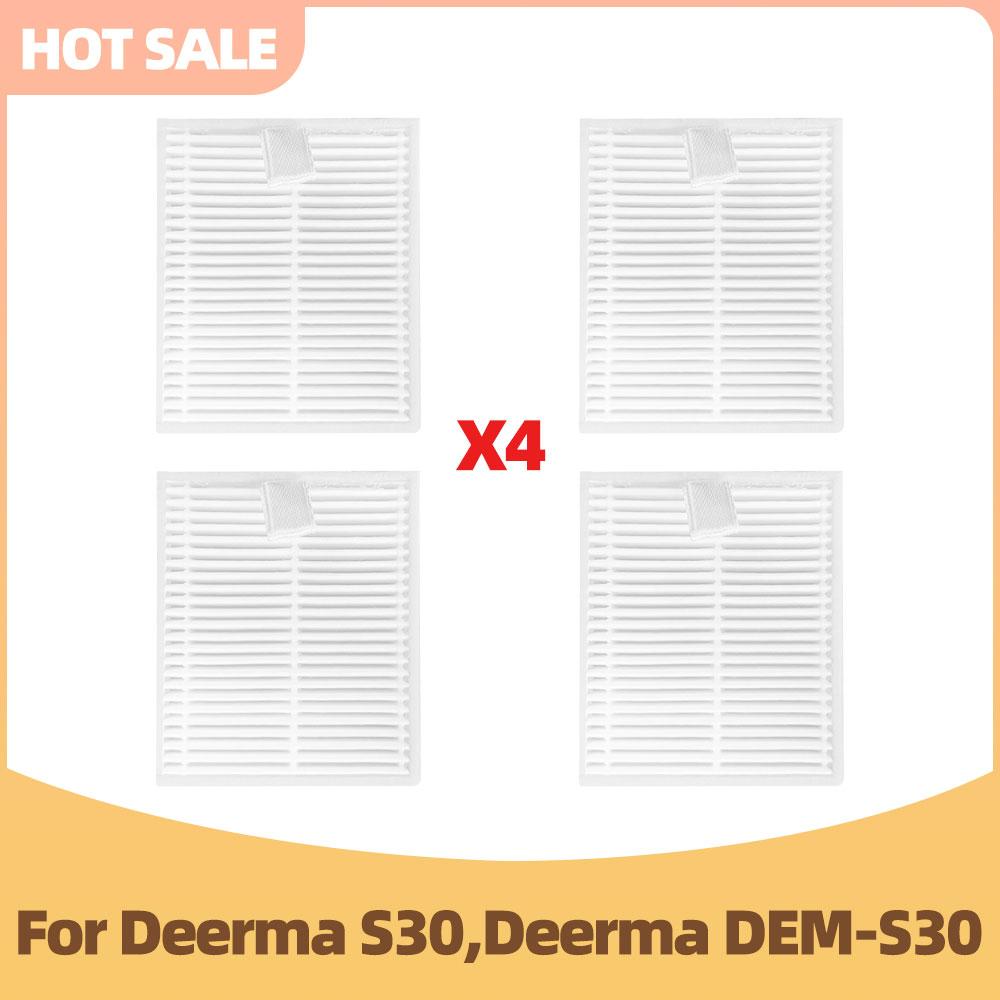 Compatible For Deerma S30,Deerma DEM-S30 Vacuum Cleaner Spare Parts Main Side Brush Filter Mop Cloth Replacement Accessories