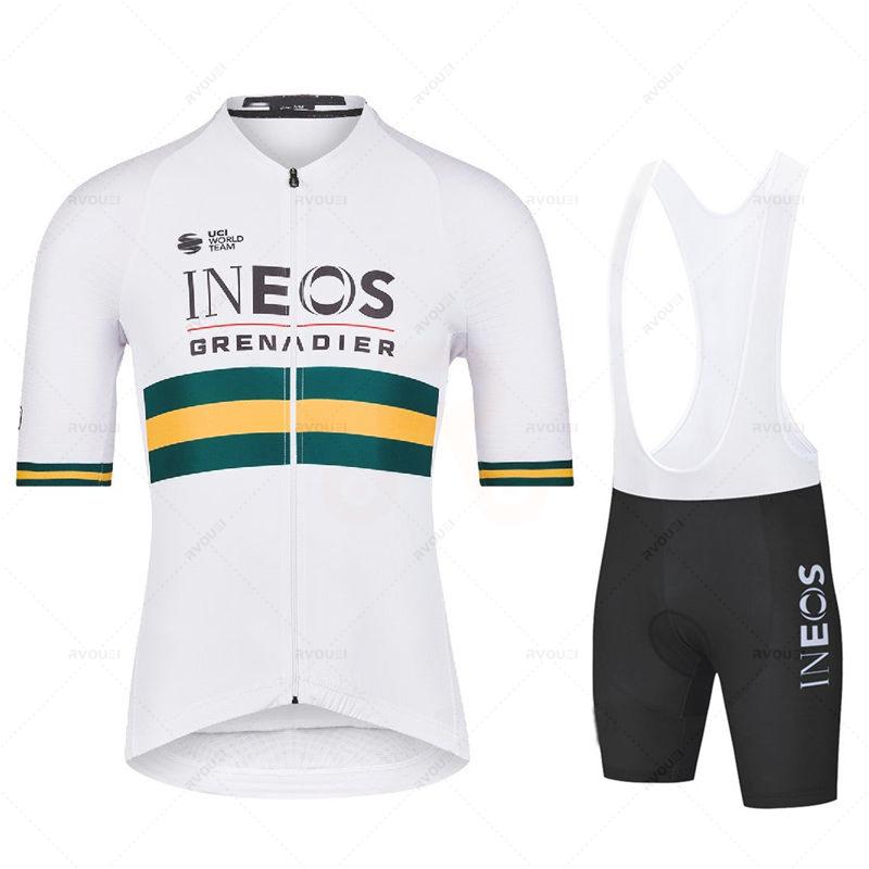 

2026 Limited Edition: Filippo Ganna Hour Record Bioracer Icon Cycling Jersey Set Summer Bicycle Suit Clothes Ineos Maillot Ciclismo S
