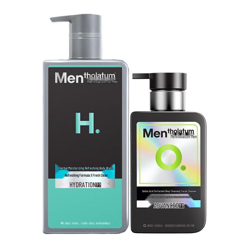 Mentholatum Men s Refreshing Shower Gel & Amino Acid Cleanser Set