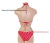 Thailand Sexy Print Bandeau Holiday Swimsuit Set for Women