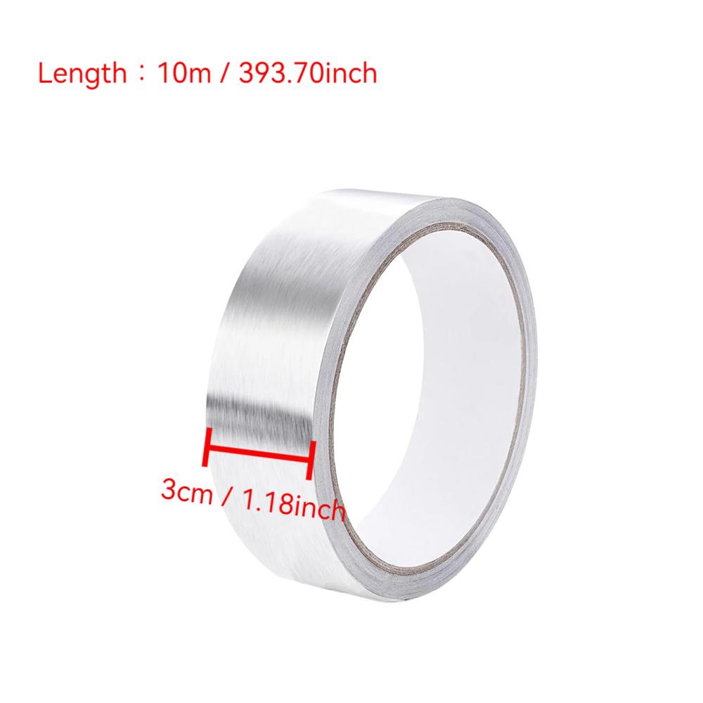 Aluminum Foil Tape 5-10m Waterproof Oil Proof Self Adhesive Kitchen Stove Sink Gap Seal Strip Heat Resistant for Countertop Edge