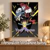 Undertale Custom Name Text 5D Diamond Painting Kit DIY Full Drill Diamond Art Decoration
