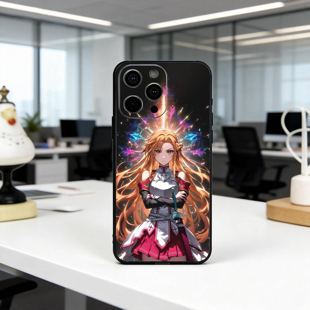 

Sword Art Online A-Asuna Y-Yuuki-es Phone Case Silicone Soft For IPhone 17 16 15 14 13 12 11 X XR Plus Pro Max Plus iPhone14ProMax
