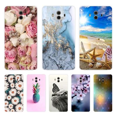 Weiche TPU Fall Für Huawei Mate 10 lite Druck Zeichnung silikon Telefon Fällen Abdeckung Für Huawei Mate 10 pro coque für taube 10