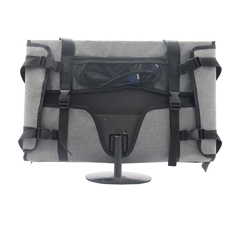 Wasserdichte Desktop-Monitor-Aufbewahrungstasche Für 27-Zoll-Bildschirm mit Weicher Innenpolsterung Organizer-Tasche Reisefreundlich
