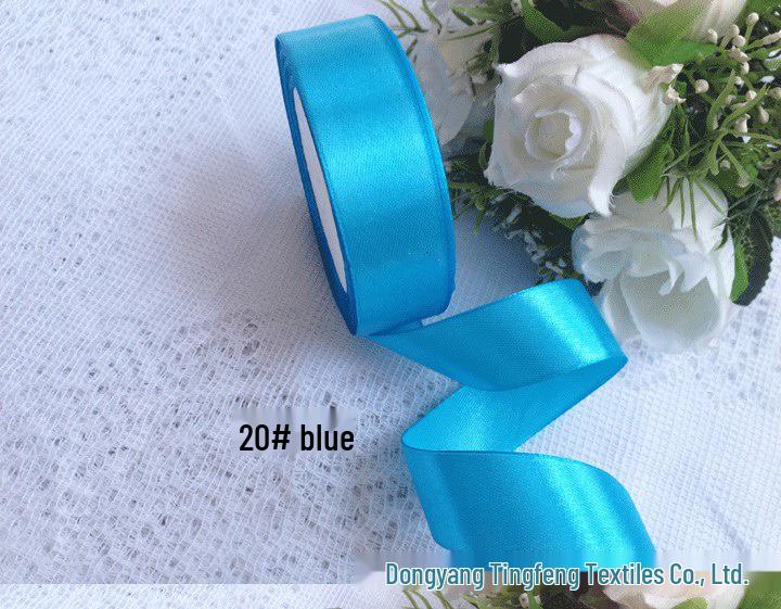 2cm Silk Satin Ribbon for Gift, Cake Decoration, Floral Arrangements, Bows, and Badges.