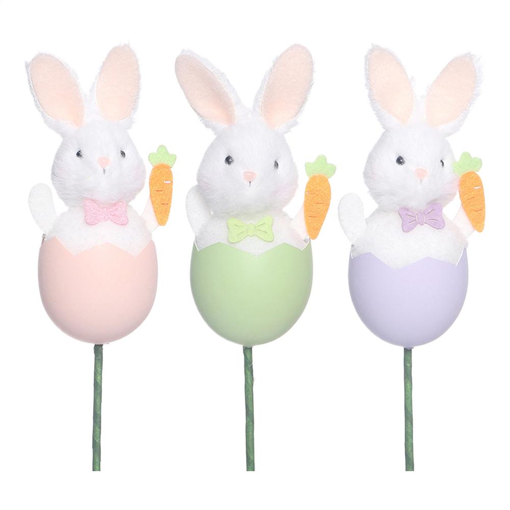 

Easter Egg Picks 3 Pieces Holiday Decor Decorative Spring Floral Stems For Home Office Entertainers Apartment Living Room