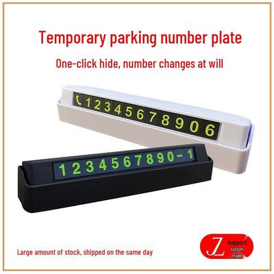 Targa per Parcheggio Auto Mobile con Design Nascosto e Logo Stampato Regalo