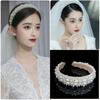 Large Pearl Headbands Baroque Women Hairbands Headwear Bridal Hair Hoop  Party