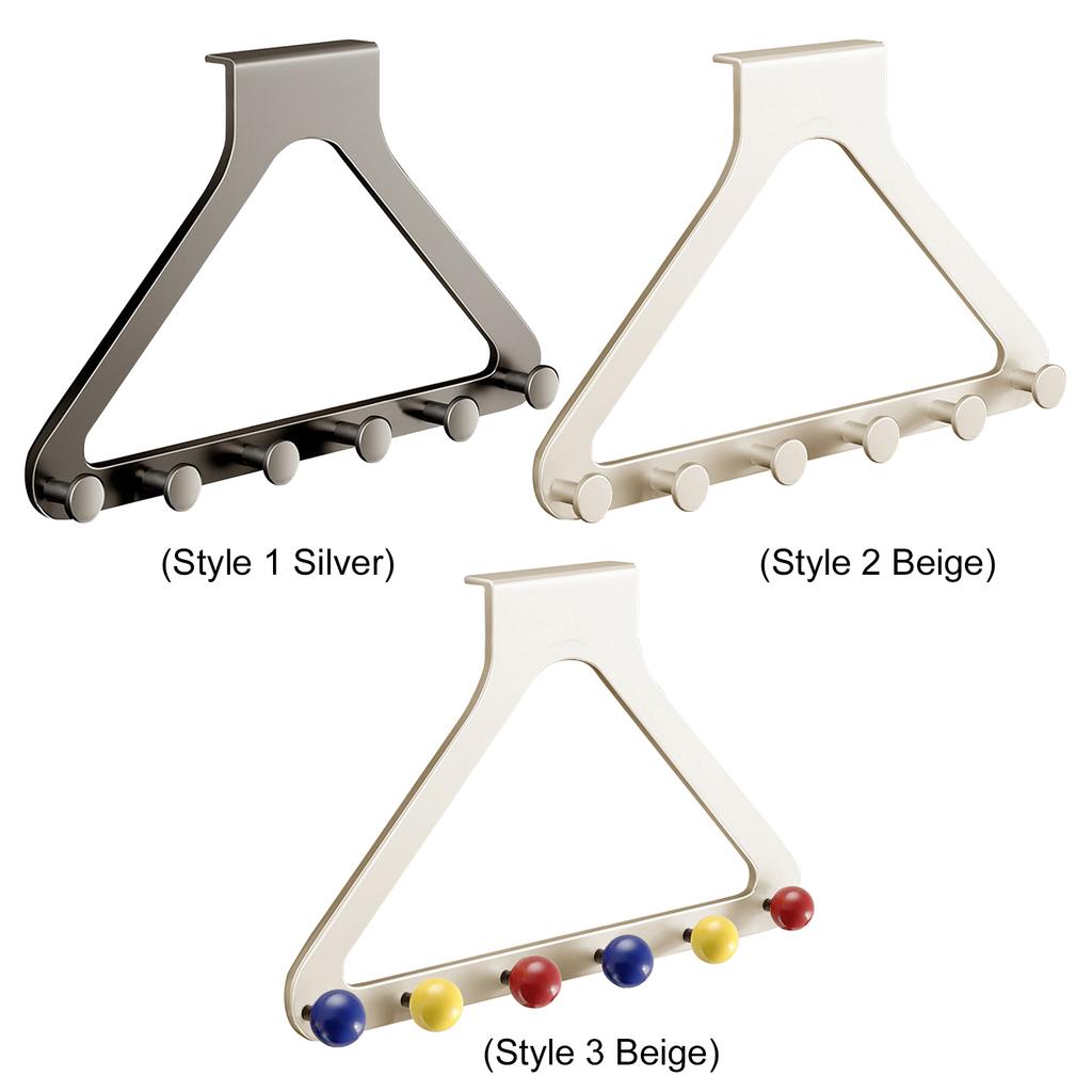 Carbon Steel Heavy Duty Door Hanger Easy Installation Multi-Purpose Door Organizer for Home Office Bedroom Bathroom Entryway