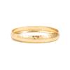 Salircon Punk Simple Stripe Round Arm Bangles for Women Classic Geometric Gold Color Metal Bangle Bracelets Party Jewelry Gifts