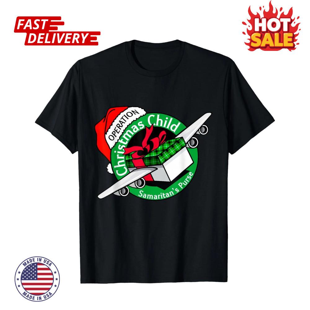 Samaritan s Purse Operation Christmas Child Funny Xmas Gift Inspired T-Shirt NEW Unisex T-Shirt XL
