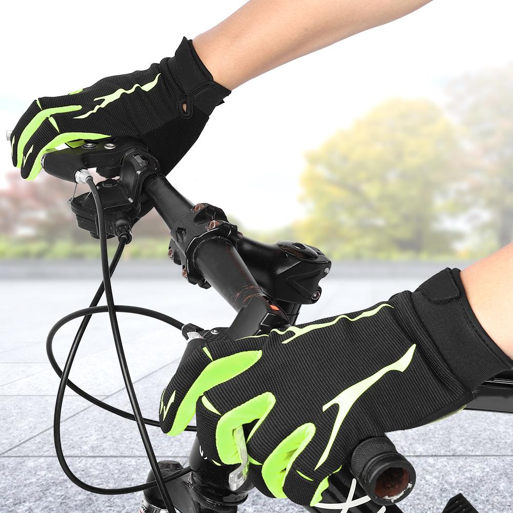 1 Pair Unisex Sports Gloves Shock Damping Brthable Nylon Gloves for Outdoor Cycling