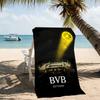 Beach Towel with Borussia Dortmund Pattern - Soft,absorbent,machine Washable Lightweight&Modern,swimming,Travel Essentials