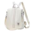 Soft Leather Backpack Women's Shoulder Bag Commuter Multi-Use Travel Bag