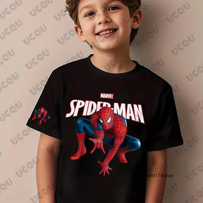 

Printed children s T-shirt short sleeved T-shirt for boys and girls casual clothes 150