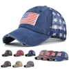 New Embroidered Usa Flag Baseball Hat Men Cotton Adjustable Breathable Mesh Cap Women Hip Hop Snapback Caps Outdoor Dad Hats