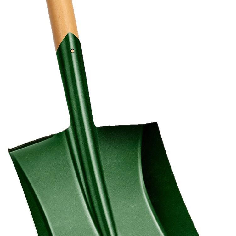 Manganese Steel Gardening Shovel - Heavy-Duty Iron Square/Pointed Head for Planting & Digging