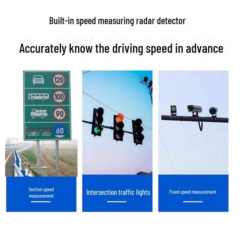 Dual-Kamera-Autorekorder mit AR-Navigation und ADAS-Warnungen - Aufnahme vorne & hinten