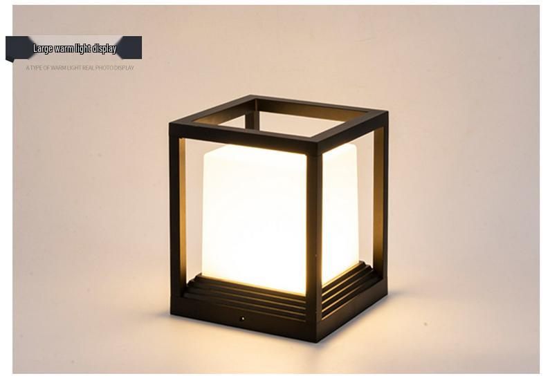 Waterproof Solar Outdoor Lamp - Gate Post & Courtyard Light