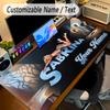 Large Mouse PadSabrina Carpenter Custom Name Text Personalized Desk Mat Non Slip Gaming Pad