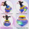 Colorful Flashing UFO Gyroscope Toy with Music for Kids