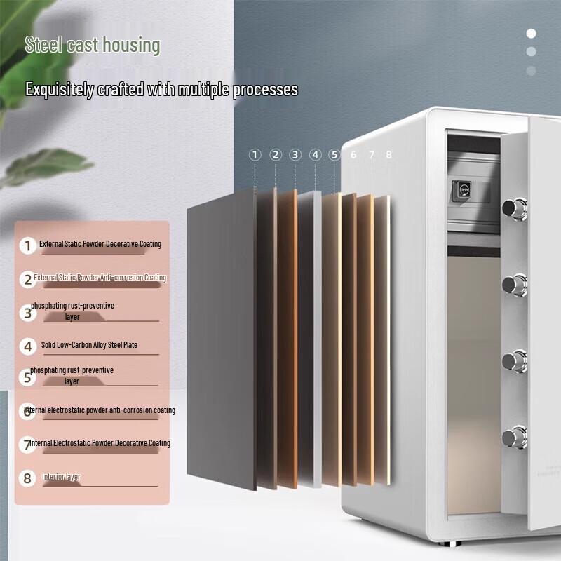 Deli 33691 Smart Fingerprint Anti-Theft Safe Box
