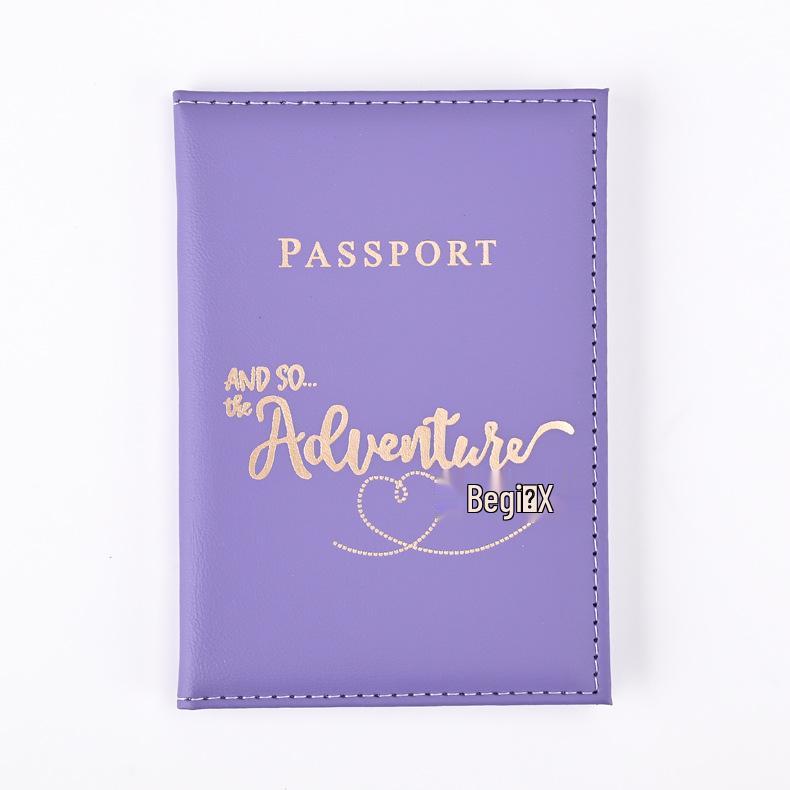 2024 Stylish PU Leather Passport and Ticket Holder with Textured Design