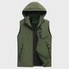 Men's Trendy Slim Hooded Vest: Outdoor Autumn/Winter Plus Velvet Thickened Waistcoat for Warmth