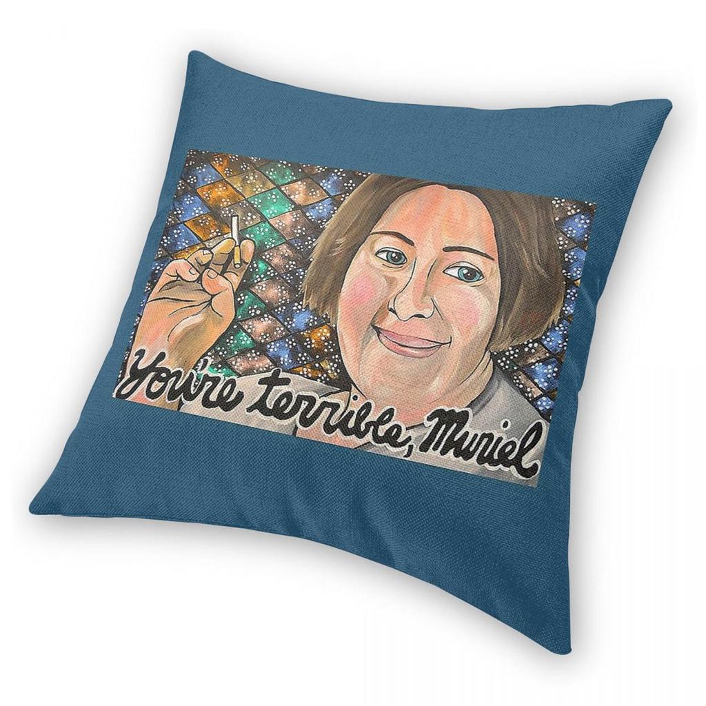 Muriel'S Wedding You'Re Terrible Muriel Square Pillowcase Polyester Linen Velvet Creative Zip Decorative Sofa Cushion Cover