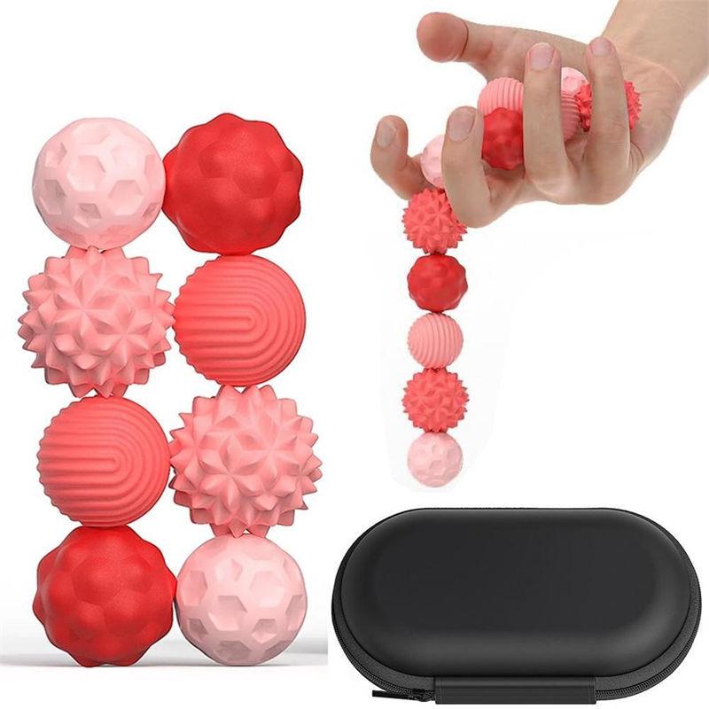 4/8 Stück Silikon Magnetisches Spielzeug Sensorisches Fidget-Spielzeug Stressabbau Angstzustände Autismus Entwicklungsspielzeug GZW