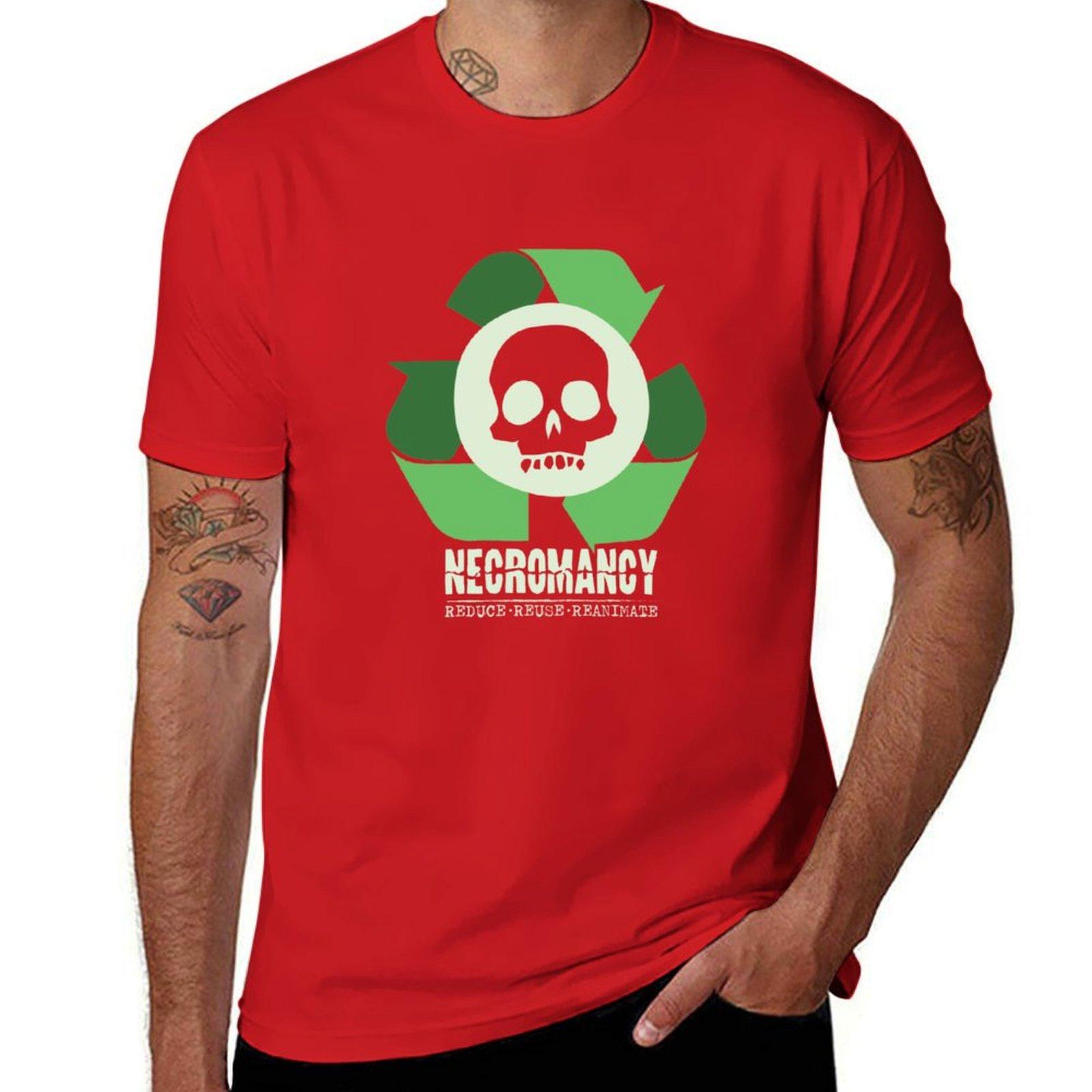 

Necromancy: Reduce, Reuse, Reanimate T-Shirt sweat boys whites summer clothes mens t shirt graphic S