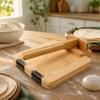 Pressa per Tortillas con Carta da Forno e Compatibile Senza Glutine in Legno